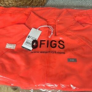 FIGS Fiery Coral Sydney Jacket Medium NWT
